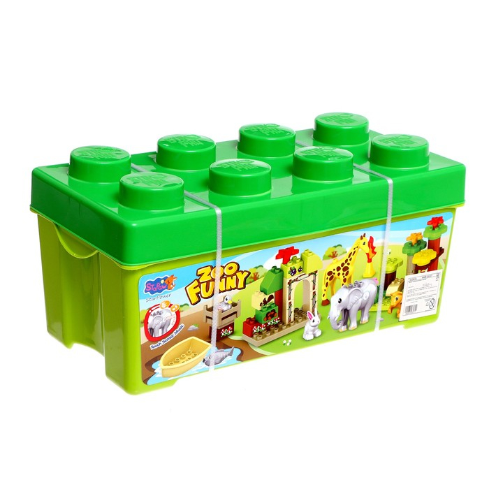 Конструктор «Забавный зоопарк», 47 деталей Конструктор «Забавный зоопарк», 47 деталей