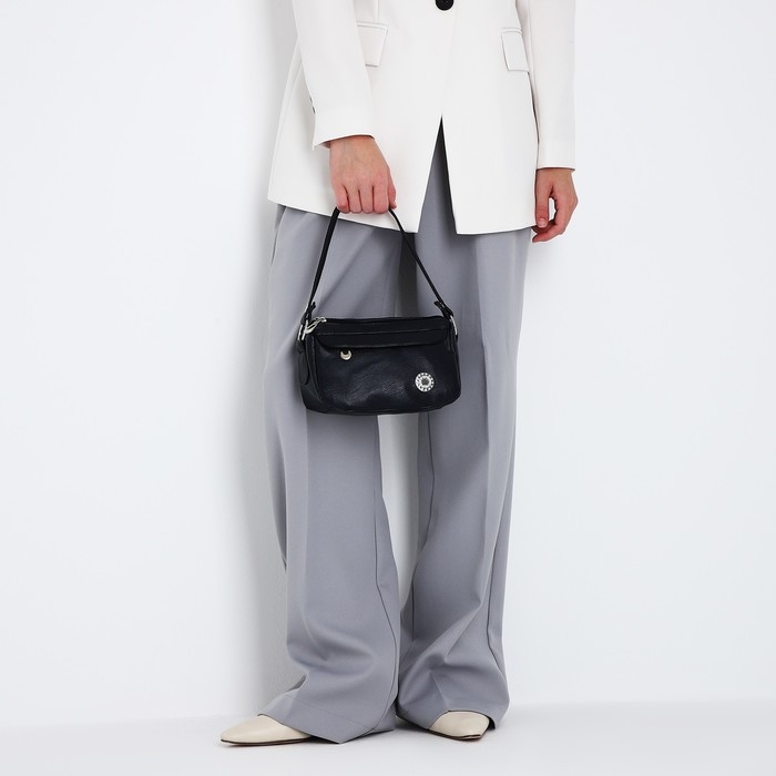 Сумка кросс-боди на молнии, цвет синий Сумка кросс-боди на молнии, цвет синий