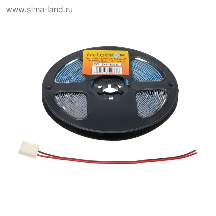 Светодиодная лента Ecola PRO 5 м, IP20, SMD5050, 60 LED/м, 14.4 Вт/м, 12 В, 6000К Светодиодная лента Ecola PRO 5 м, IP20, SMD5050, 60 LED/м, 14.4 Вт/м, 12 В, 6000К