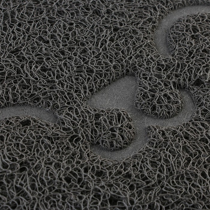 Коврик универсальный под миску и лоток «Мордочка», 30х40 см, серый Коврик универсальный под миску и лоток «Мордочка», 30х40 см, серый