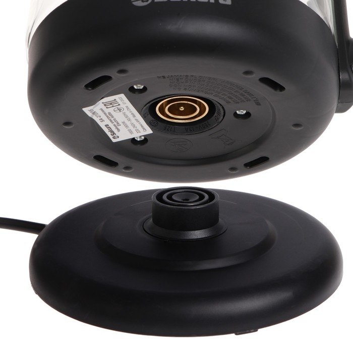 Чайник электрический Sakura SA-2709SPBK, стекло, 1.8 л, 1800 Вт, чёрный Чайник электрический Sakura SA-2709SPBK, стекло, 1.8 л, 1800 Вт, чёрный