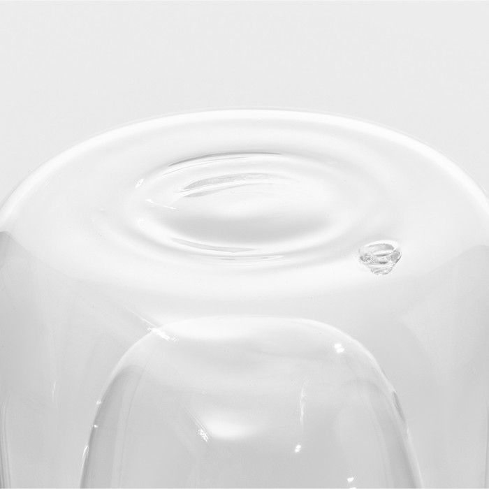 Стакан стеклянный с двойными стенками «Дуо», 70 мл, 6×6×9 см Стакан стеклянный с двойными стенками «Дуо», 70 мл, 6×6×9 см