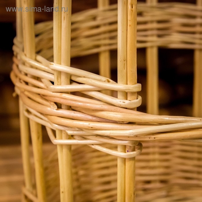 Корзина торговая для багетов, 30х30х40 см, ива Корзина торговая для багетов, 30х30х40 см, ива