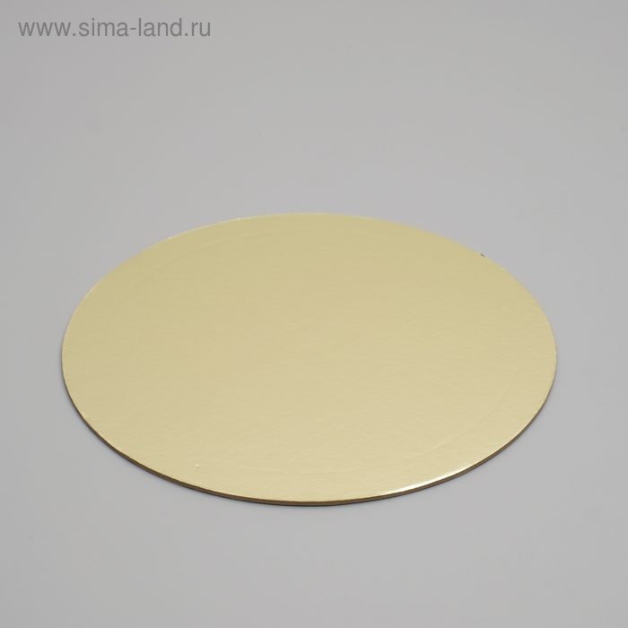 Подложка усиленная, золото - кофе, 26 см, 3,2 мм Подложка усиленная, золото - кофе, 26 см, 3,2 мм