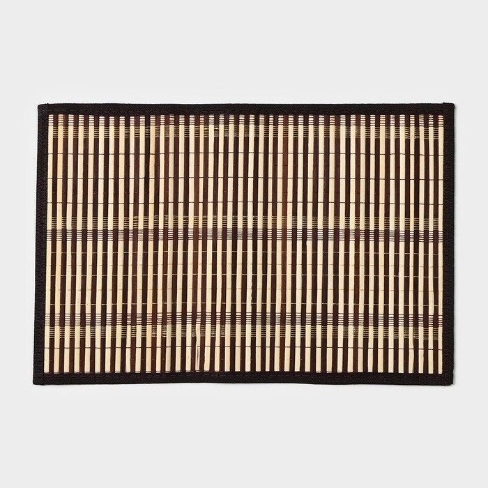 Салфетка сервировочная на стол «Кант», 44×30 см, цвет коричневый Салфетка сервировочная на стол «Кант», 44×30 см, цвет коричневый