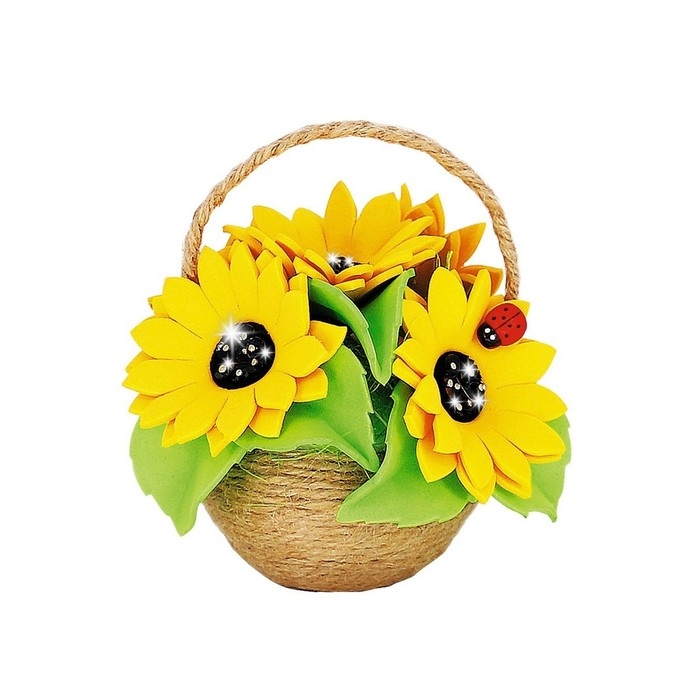 Набор для творчества топиарий «Подсолнухи в корзине», 8+ Набор для творчества топиарий «Подсолнухи в корзине», 8+
