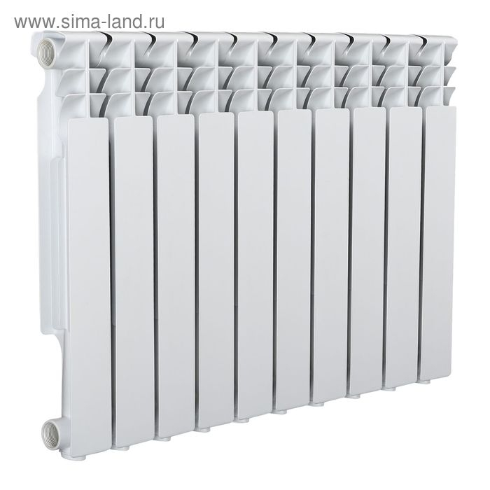 Радиатор Tropic 500x80 мм алюминиевый, 10 секций Радиатор Tropic 500x80 мм алюминиевый, 10 секций