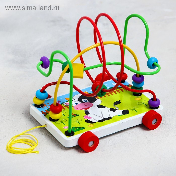 Серпантинка-лабиринт на колесиках «Коровка» Серпантинка-лабиринт на колесиках «Коровка»
