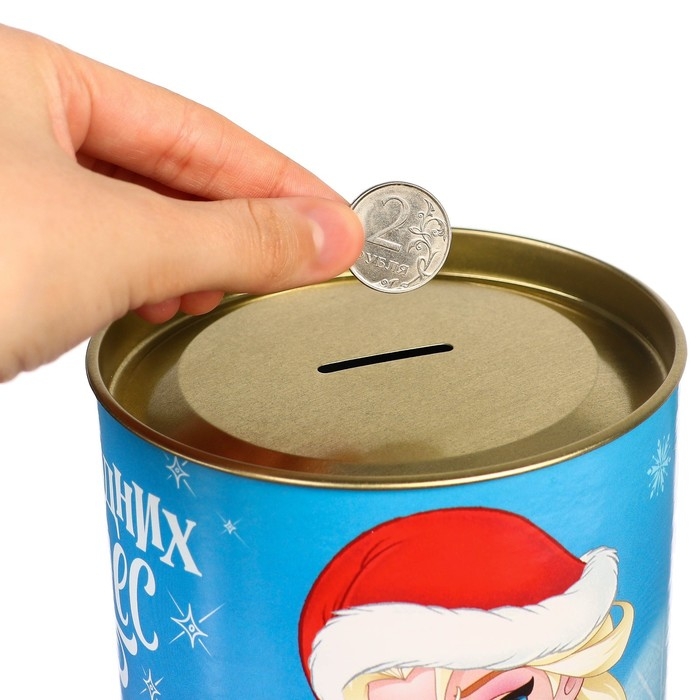 Копилка на Новый год, 12х12х20.5 см, Холодное сердце Копилка на Новый год, 12х12х20.5 см, Холодное сердце