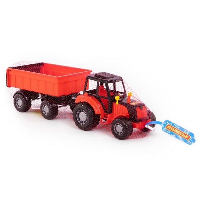 Трактор «Мастер», с прицепом №1, цвета МИКС Трактор «Мастер», с прицепом №1, цвета МИКС