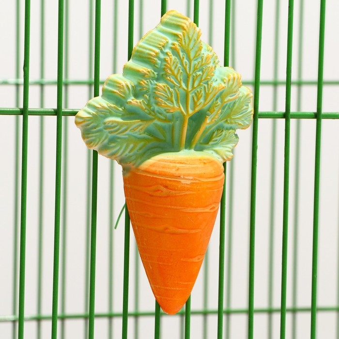 Минеральный камень для грызунов, морковь, 50 г Минеральный камень для грызунов, морковь, 50 г