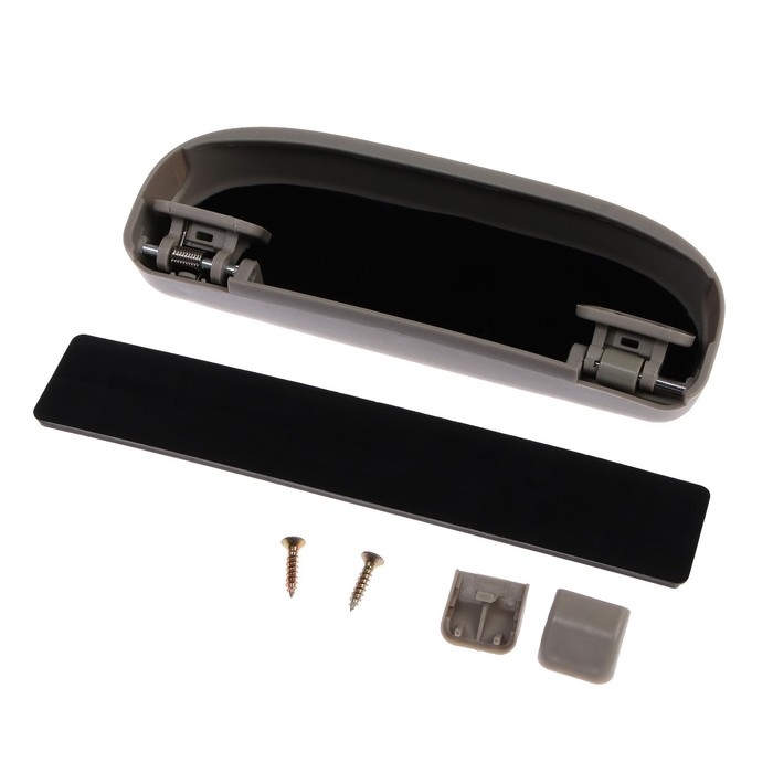 Держатель-футляр для очков, 21.5×6 см, серый Держатель-футляр для очков, 21.5×6 см, серый