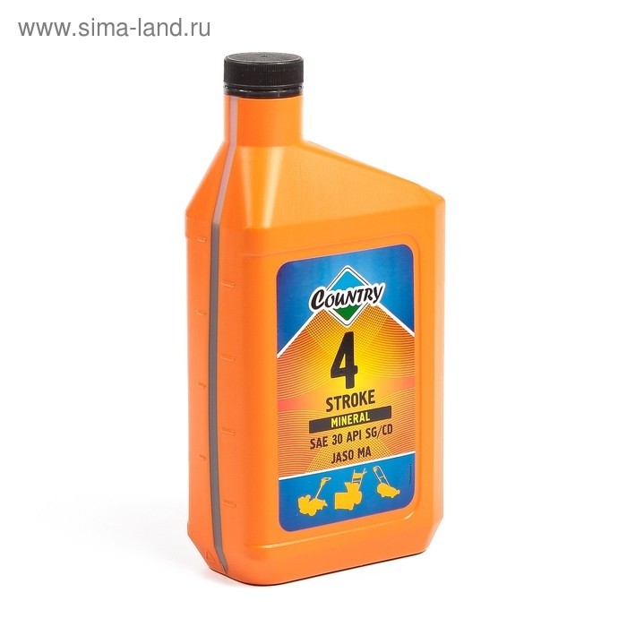 Масло четырехтактное Country минеральное SAE 30 SG/CD, 1 л Масло четырехтактное Country минеральное SAE 30 SG/CD, 1 л