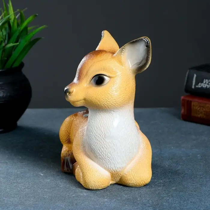 Копилка для денег &laquo;Оленёнок&raquo;, гипс, 16&times;11&times;17 см