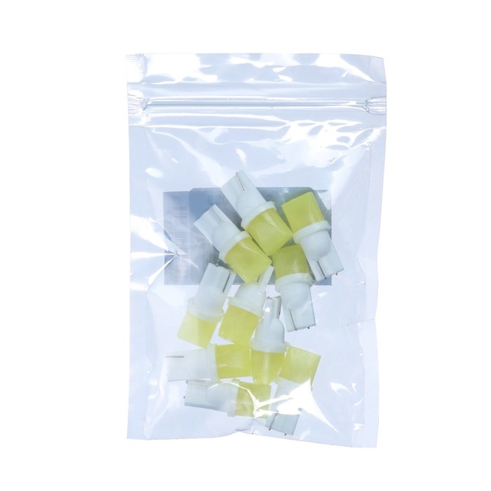 Лампа светодиодная Skyway T10 (W5W), 12 В, 1 диод 6 кристаллов, б/ц, S08201099, 10 шт Лампа светодиодная Skyway T10 (W5W), 12 В, 1 диод 6 кристаллов, б/ц, S08201099, 10 шт