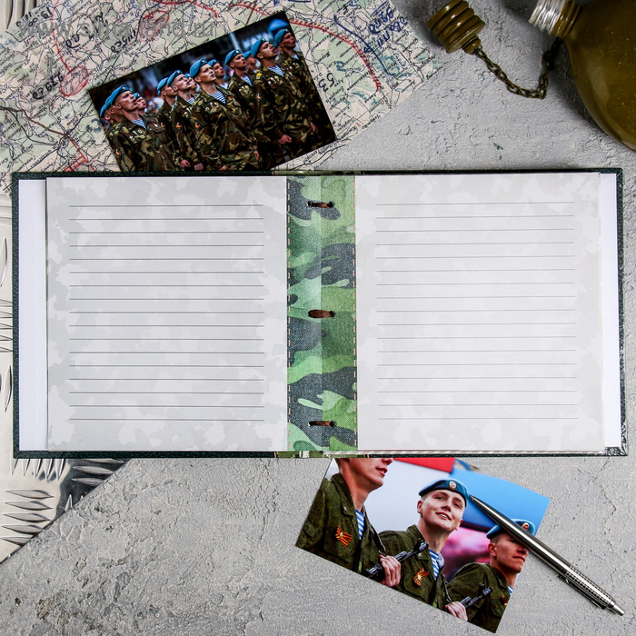 Дембельская книга на ленте «Орёл», 32 листа, 20 х 20 см Дембельская книга на ленте «Орёл», 32 листа, 20 х 20 см