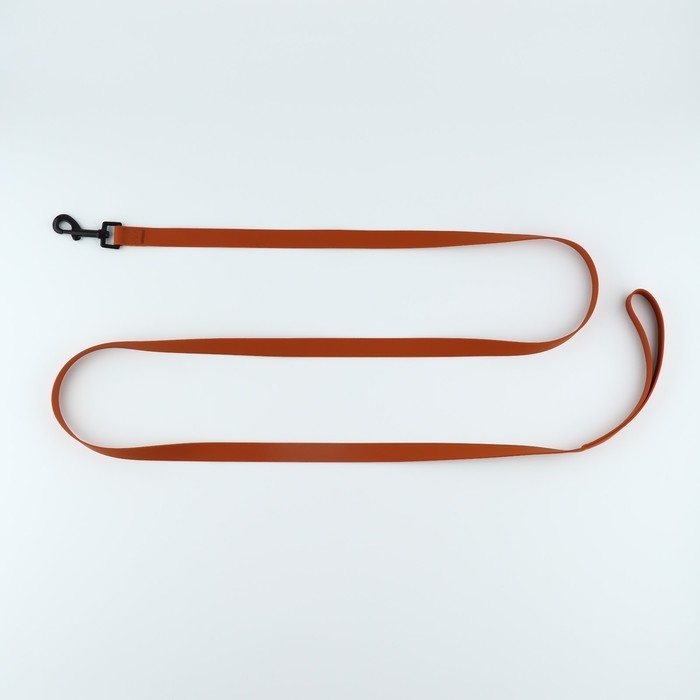 Поводок биотановый 2 м х 20 мм, коричневый Поводок биотановый 2 м х 20 мм, коричневый