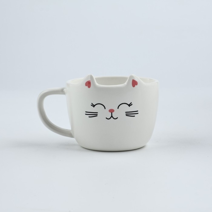 Набор  Набор "Кошечка", кружка 200 мл., блюдечко