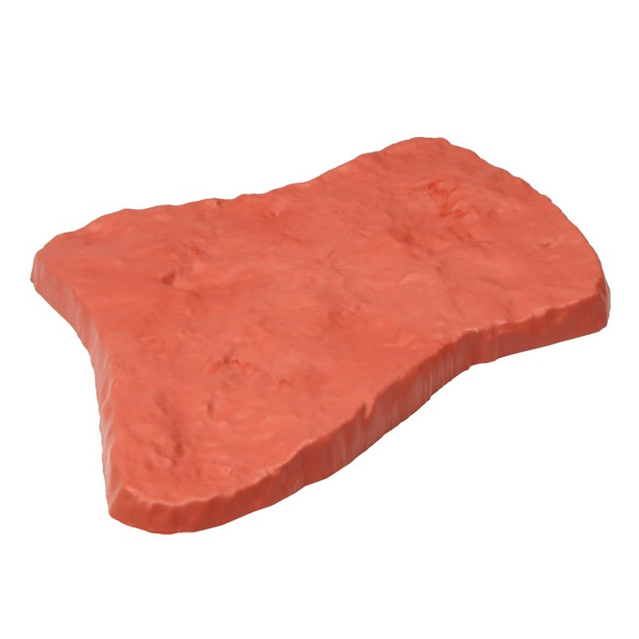 Модульное покрытие, 55 × 42 см, пластик, терракотовый, «Камень № 1», 1 шт Модульное покрытие, 55 × 42 см, пластик, терракотовый, «Камень № 1», 1 шт