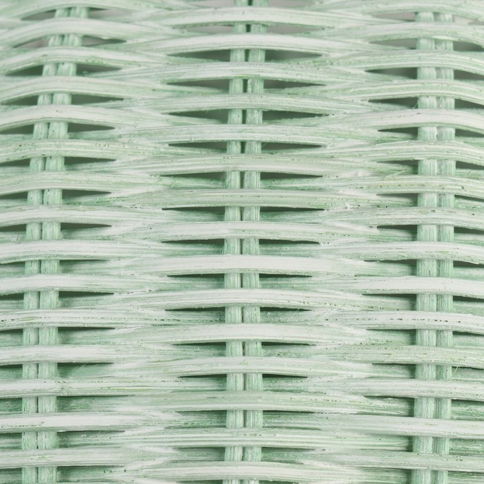 Корзина плетеная (ротанг), 15,5х15,5 см, 1 шт., светло-зелёный Корзина плетеная (ротанг), 15,5х15,5 см, 1 шт., светло-зелёный