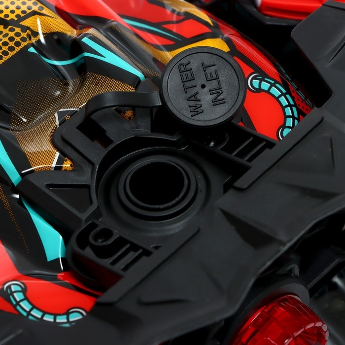 Машина радиоуправляемая «Гоночная», работает от аккумулятора, эффект дыма, световые эффекты, цвет красный Машина радиоуправляемая «Гоночная», работает от аккумулятора, эффект дыма, световые эффекты, цвет красный