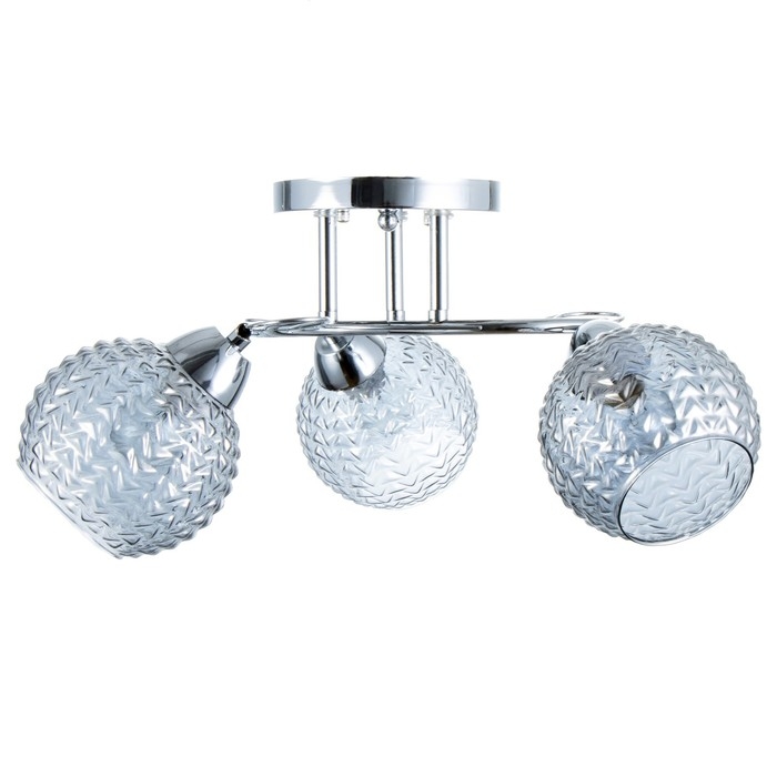 Люстра Люстра "Эрион" 3хЕ27 40Вт хром 50х50х24 см BayerLux