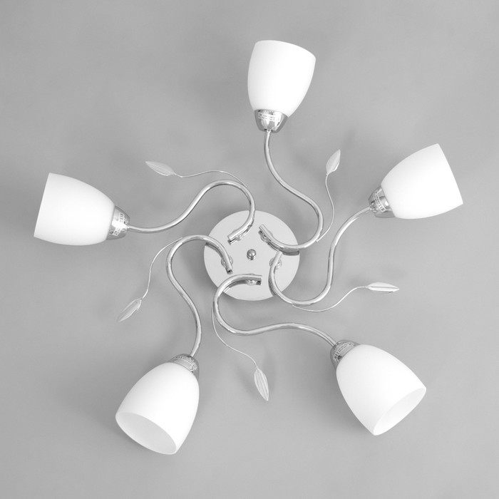 Люстра Люстра "Джил" 5х60Вт Е27 Хром 64х64х22см