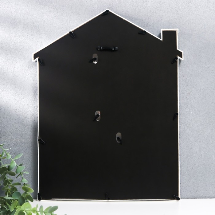 Мультирамка  Мультирамка "СЕМЬЯ" коллаж на 4 фото 10х15 см, белый с золотым