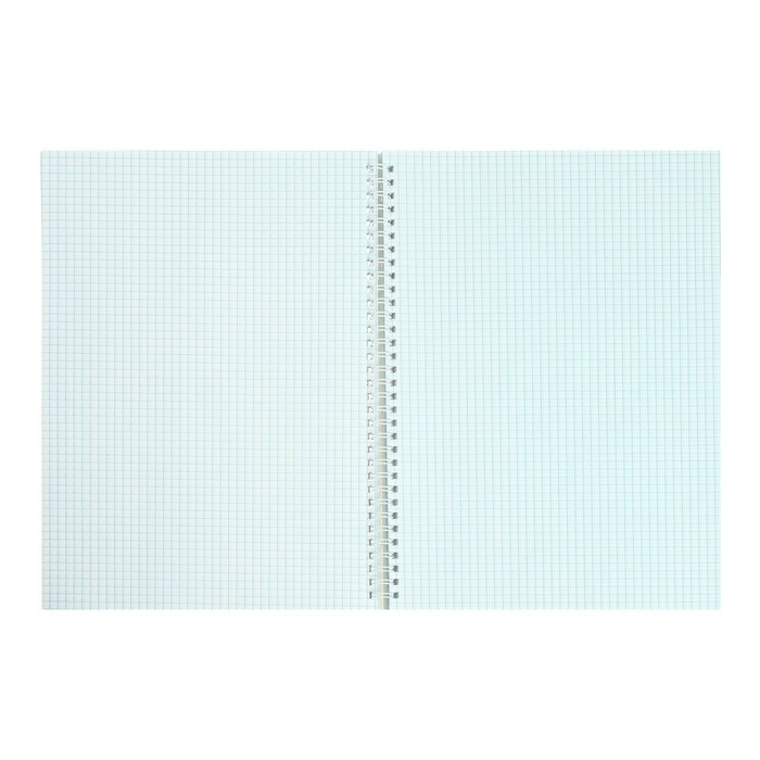 Тетрадь А4, 96 листов в клетку на гребне RAPID, обложка мелованный картон, глянцевая ламинация, МИКС