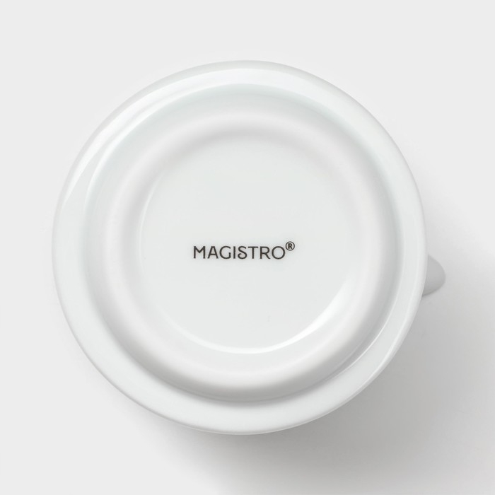 Молочник керамический Magistro White gloss, 250 мл Молочник керамический Magistro White gloss, 250 мл