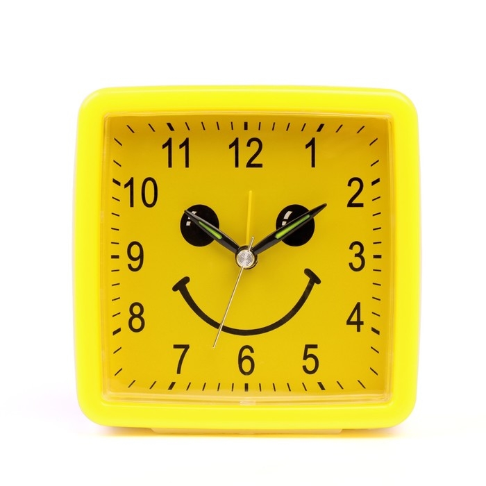Часы настольные будильник детский Часы настольные будильник детский "Смайл", циферблат d-9 см, 11 х 11 см