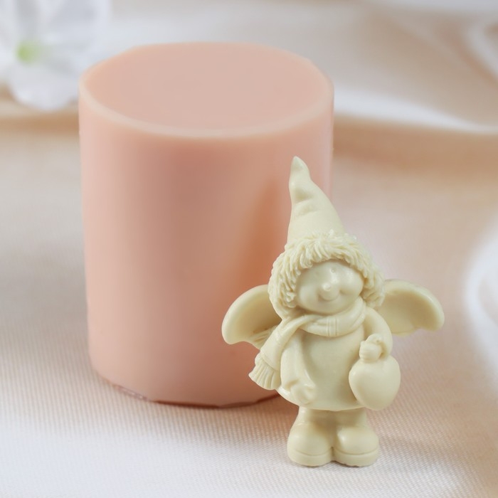 Молд силиконовый Молд силиконовый "Новогодний ангел" изделие 6,7х5,2х3,3 см