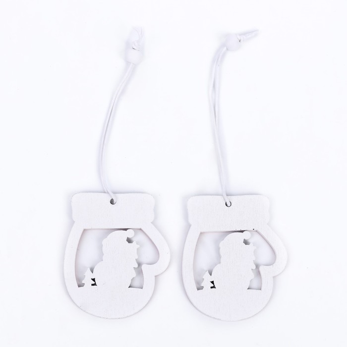 Набор подвесок «Варежки», 2 шт. Набор подвесок «Варежки», 2 шт.