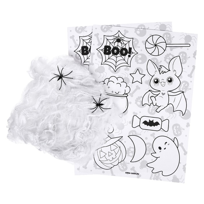 Набор для декорирования на хэллоуин «Страшно красиво» Набор для декорирования на хэллоуин «Страшно красиво»