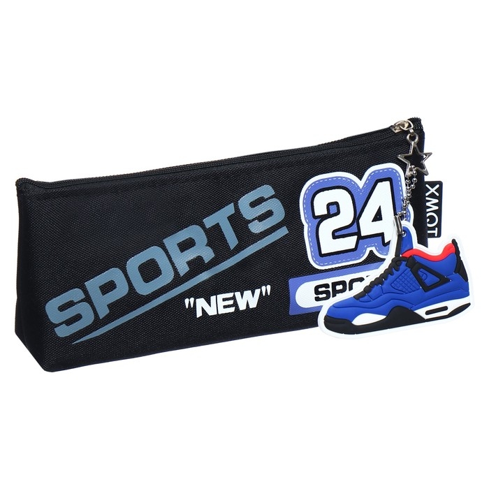 Пенал школьный на молнии Пенал школьный на молнии "Спорт", микс