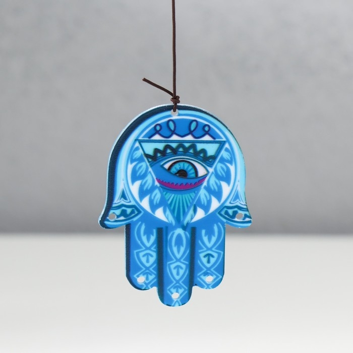 Музыка ветра металл, дерево Музыка ветра металл, дерево "Абхая мудра" 3 колокольчика h=34 см