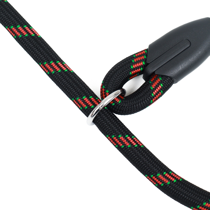 Ошейник - удавка для собак, 1,2 х 60 см, черно-красный Ошейник - удавка для собак, 1,2 х 60 см, черно-красный