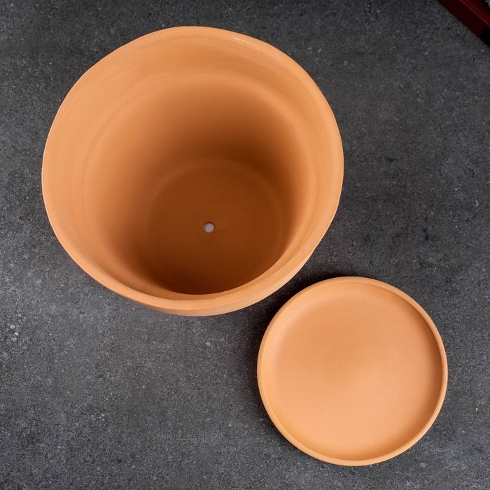 Горшок цветочный h17, d21, 3,2л, терракот Горшок цветочный h17, d21, 3,2л, терракот