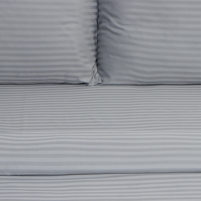Комплект постельного белья LoveLife евро Gray line 200*217 см, 230*240 см, 50*70 см -2 шт, страйп-сатин, 100%п/э Комплект постельного белья LoveLife евро Gray line 200*217 см, 230*240 см, 50*70 см -2 шт, страйп-сатин, 100%п/э