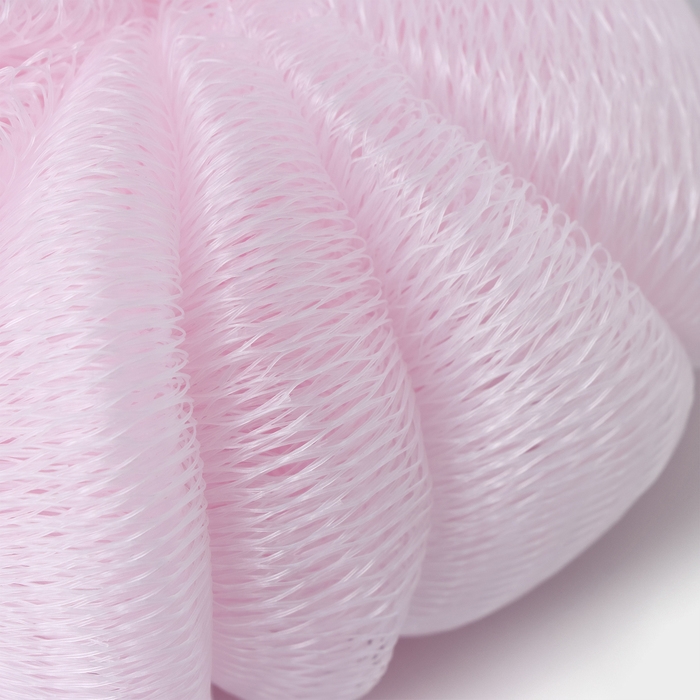 Мочалка ракушка для тела CUPELLIA SPA, 46 гр, цвет розовый