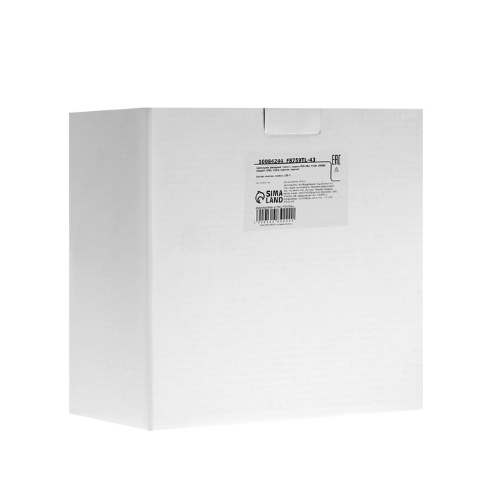 Светильник фасадный «Сити», FSD-054, 10 Вт, 3000К, квадрат, IP65, 220 В, пластик, черный Светильник фасадный «Сити», FSD-054, 10 Вт, 3000К, квадрат, IP65, 220 В, пластик, черный