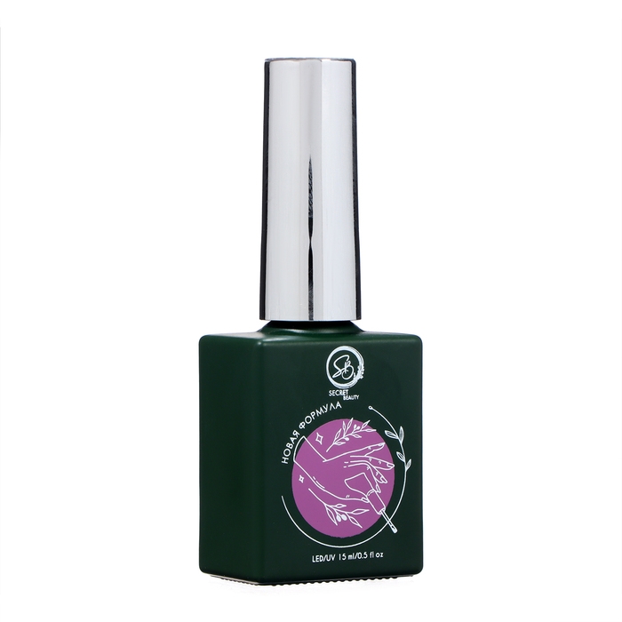 Гель-лак для ногтей «Secret Beauty», 3-х фазный, цвет черный, 15 мл Гель-лак для ногтей «Secret Beauty», 3-х фазный, цвет черный, 15 мл
