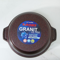 Кастрюля-жаровня Granit ultra, 3 л, d=28 см, антипригарное покрытие, цвет коричневый