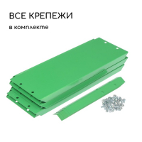 Клумба оцинкованная, d = 80 см, h = 15 см, ярко-зелёная, Greengo