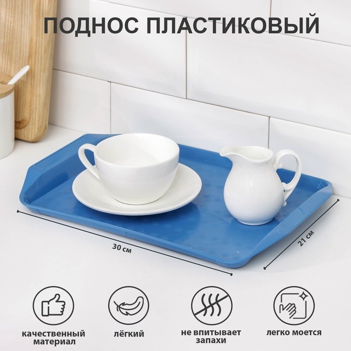 Поднос «Дональд», 30×21 см, цвет МИКС Поднос «Дональд», 30×21 см, цвет МИКС