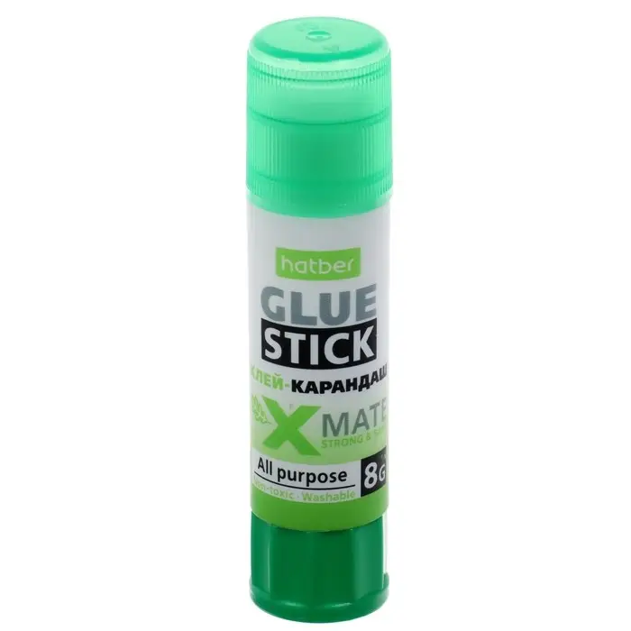Клей-карандаш PVP 8г, Hatber X-Mate Клей-карандаш PVP 8г, Hatber X-Mate