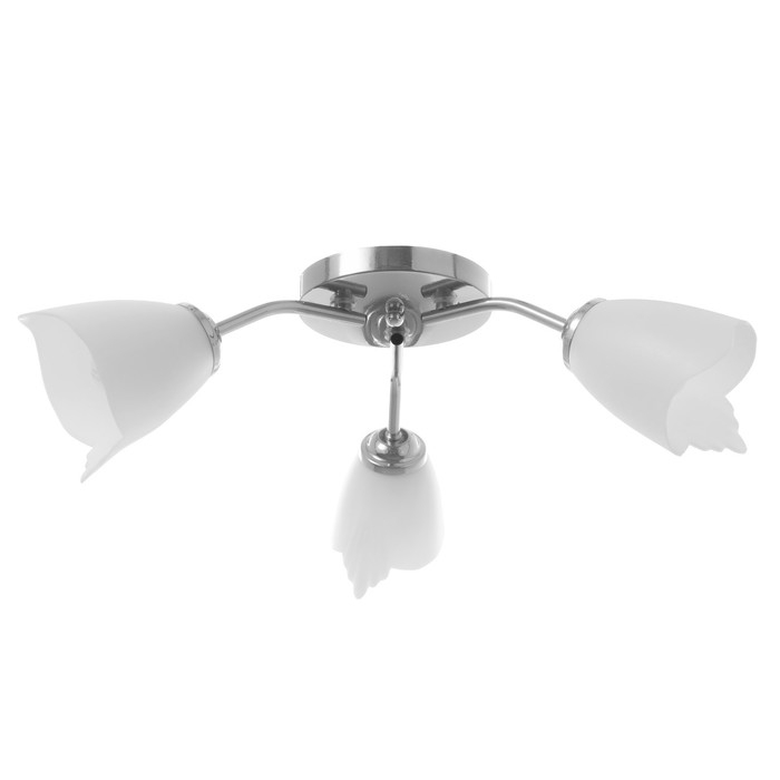 Люстра Оникс 3х15Вт E27 хром 50х50х15см BayerLux Люстра Оникс 3х15Вт E27 хром 50х50х15см BayerLux