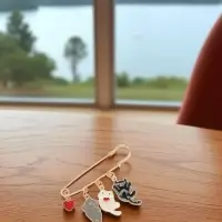 Булавка &laquo;Котята&raquo;, игривые, 7 см, цветная в золоте