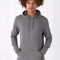 Толстовка с капюшоном унисекс Hoodie, серая (стальная), размер XS