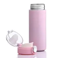 Термос Мастер К Simple, 400 мл, 20.5&times;6.3 см сохраняет тепло 8 ч, нержавеющая сталь, пластик, розовый